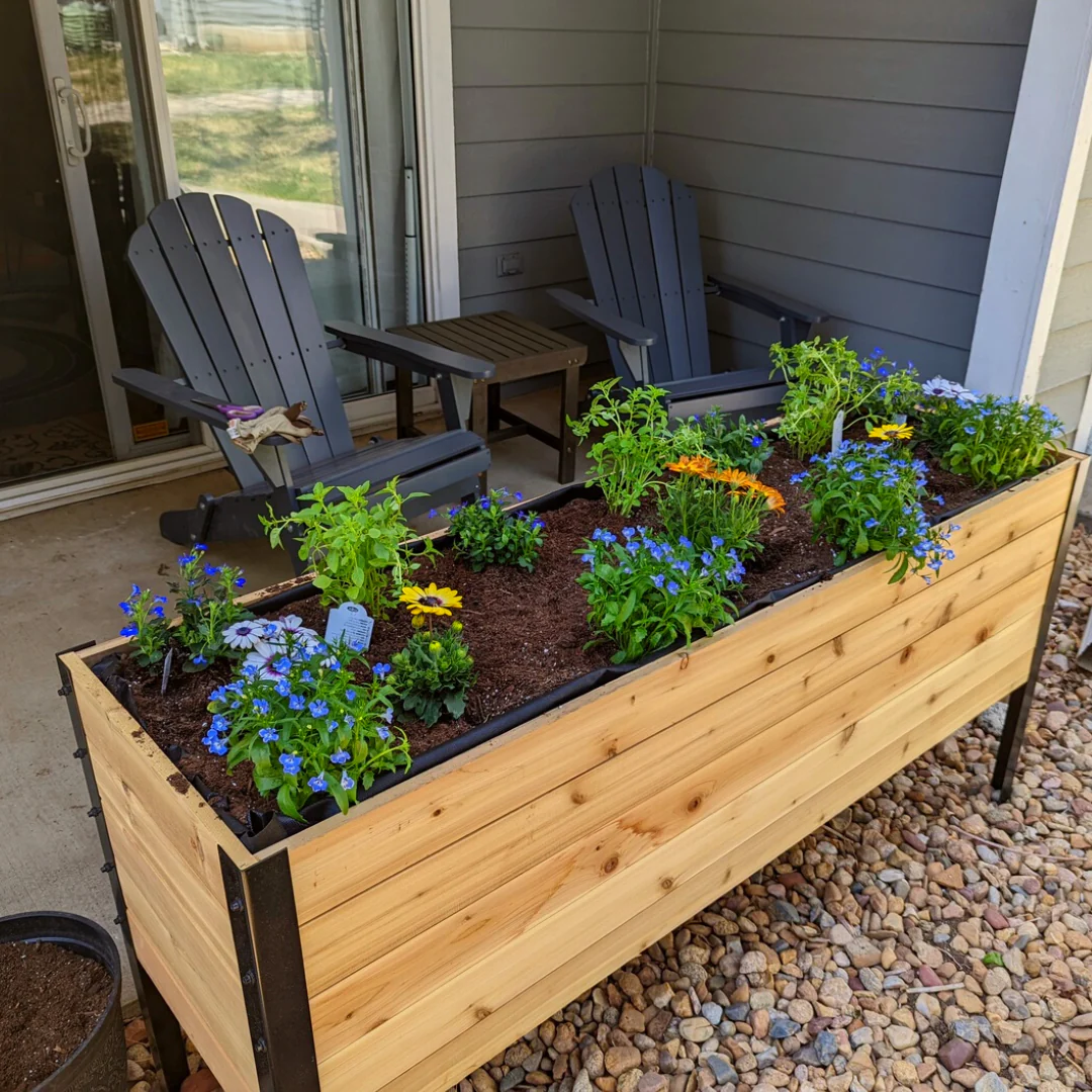 11.5" x 60" Raised Garden Bed - 30" TALL / Garden Grade - Image 17
