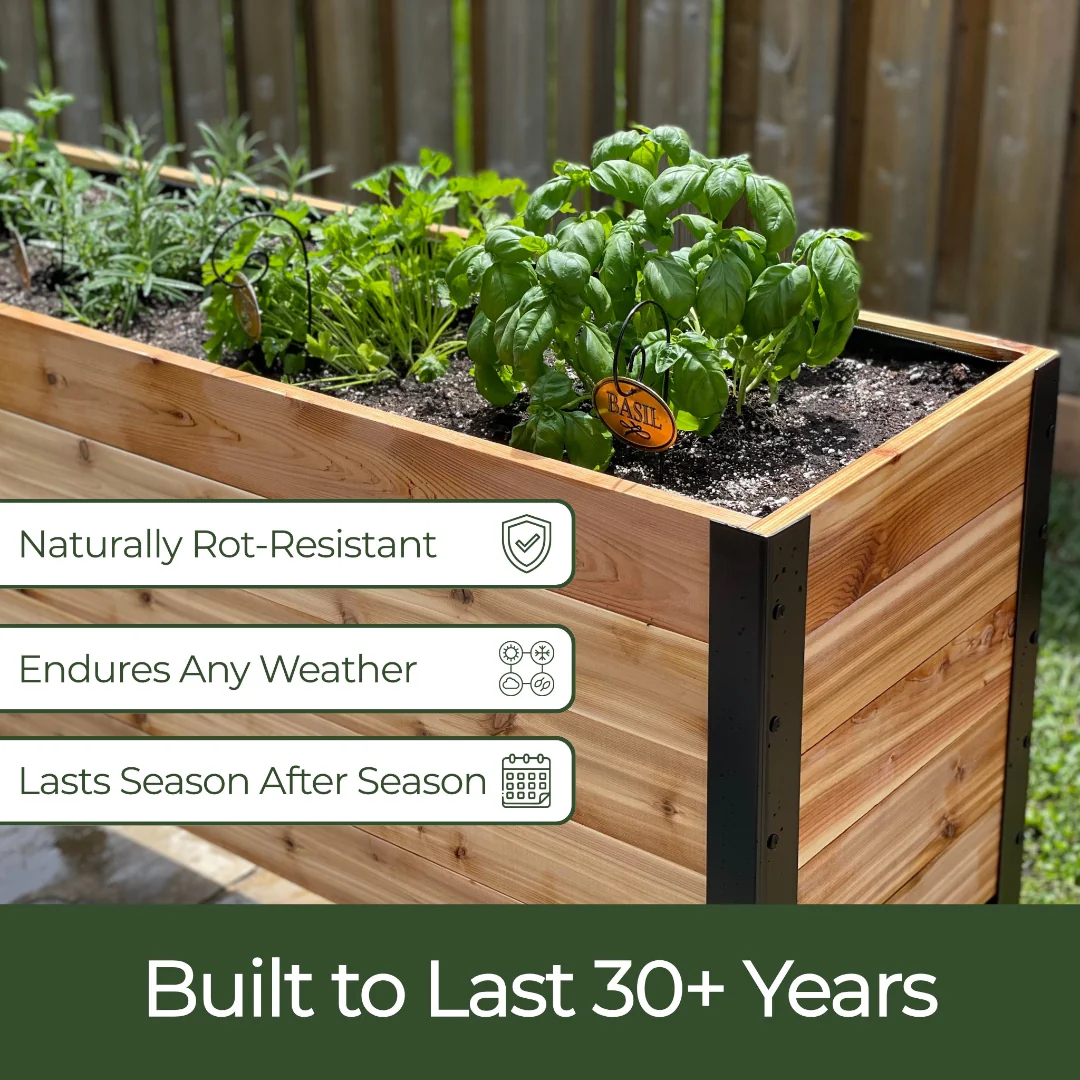 18" x 24" Planter Box - 24" TALL / Select Grade - Image 3